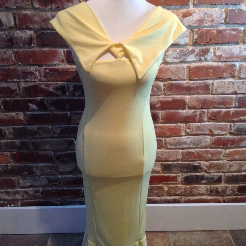 Pretty Little Things Yellow Dress with tags (10)